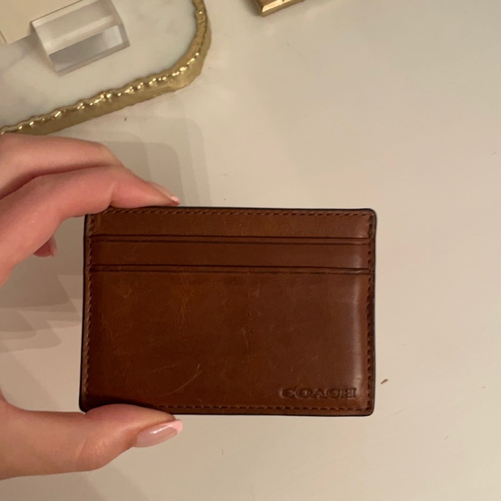 Coach Brown Card Wallet